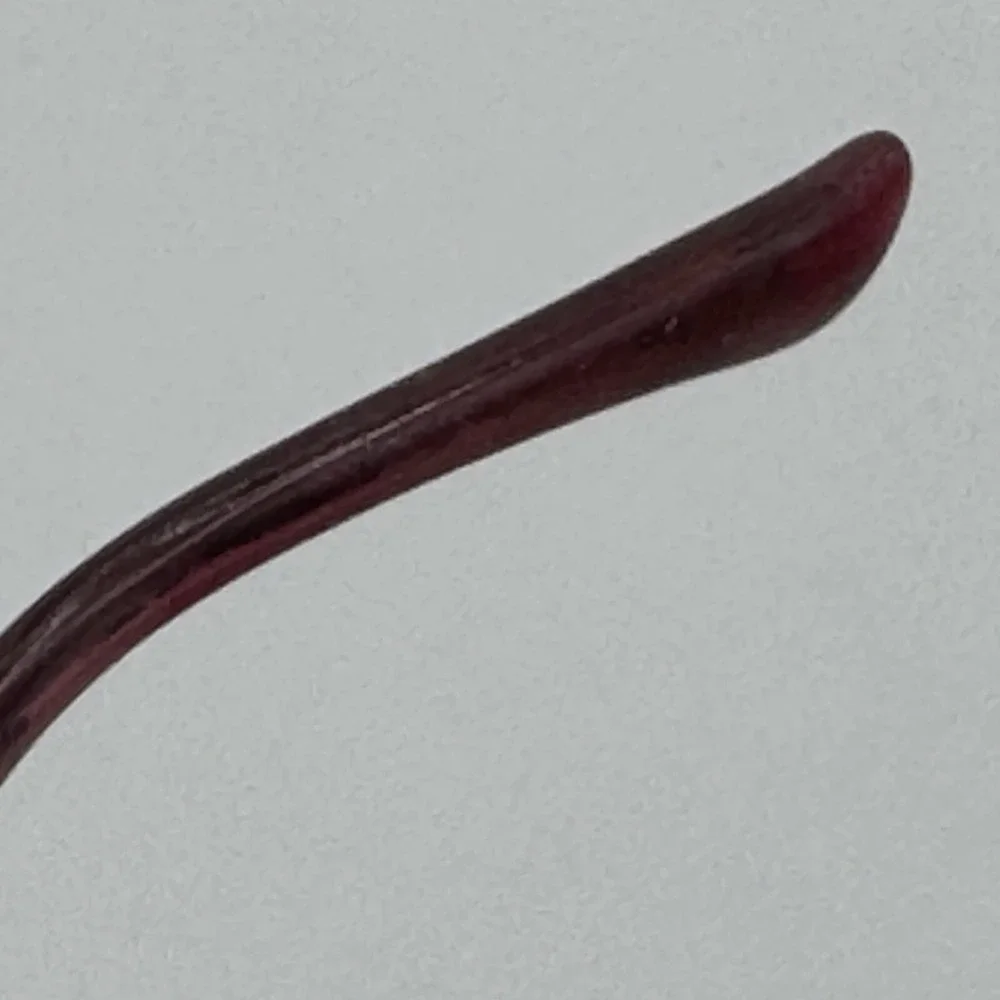 Joan Collins‎ 9773 Plum Metal Eyeglass Frames ONLY 53-17-135 with Case Y2K